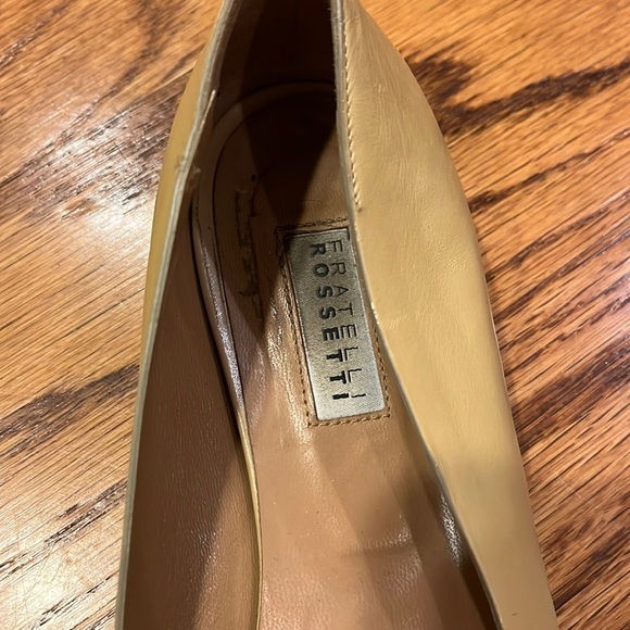 Fratelli Rossetti Woman’s Tan Flats Size EU 39 - Picture 6 of 7